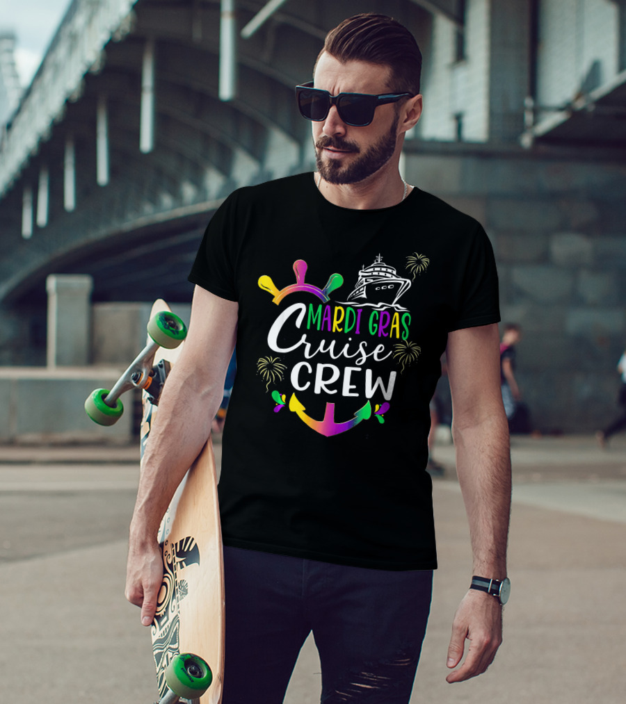 Mardi Gras Cruise Crew Outfit Matching Carnival T-Shirt