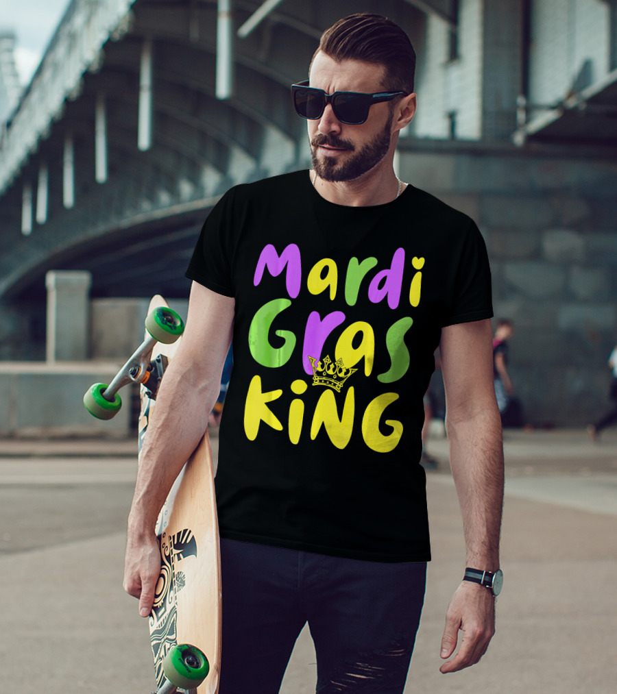 Mardi Gras King Crown T-Shirt