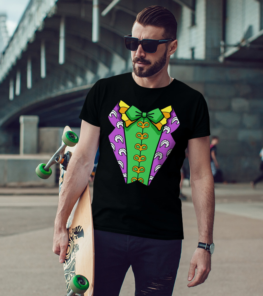 Mardi Gras Tuxedo Funny Party Celebration Costume T-Shirt