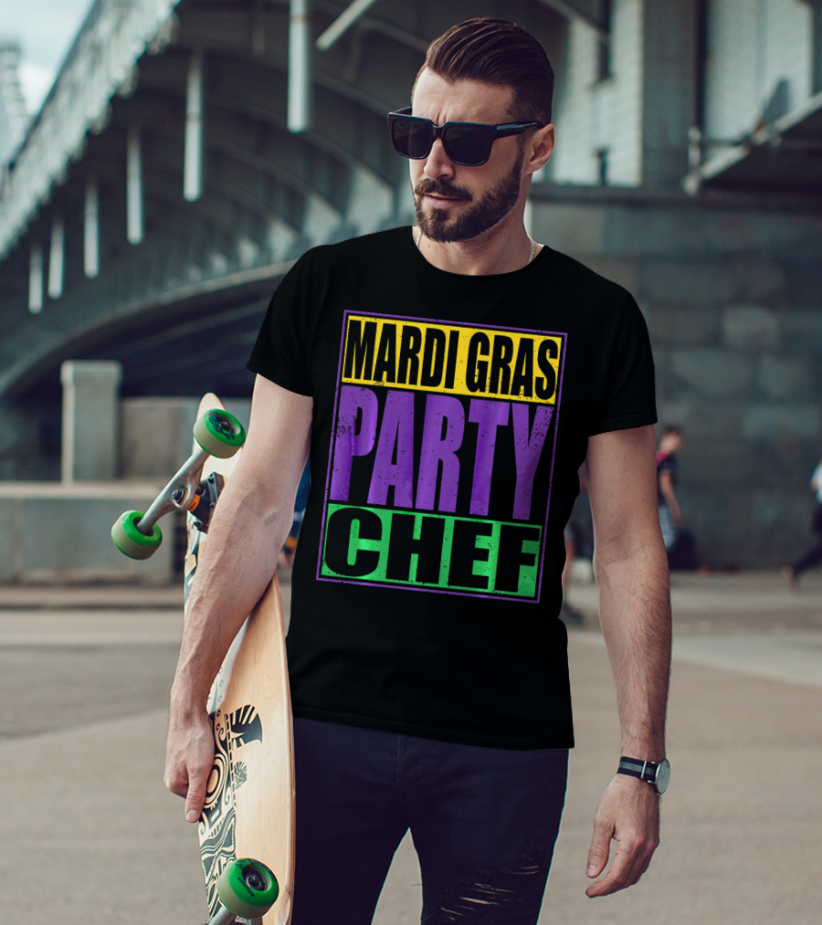 Mardi Gras Party Chef New Orleans T-Shirt