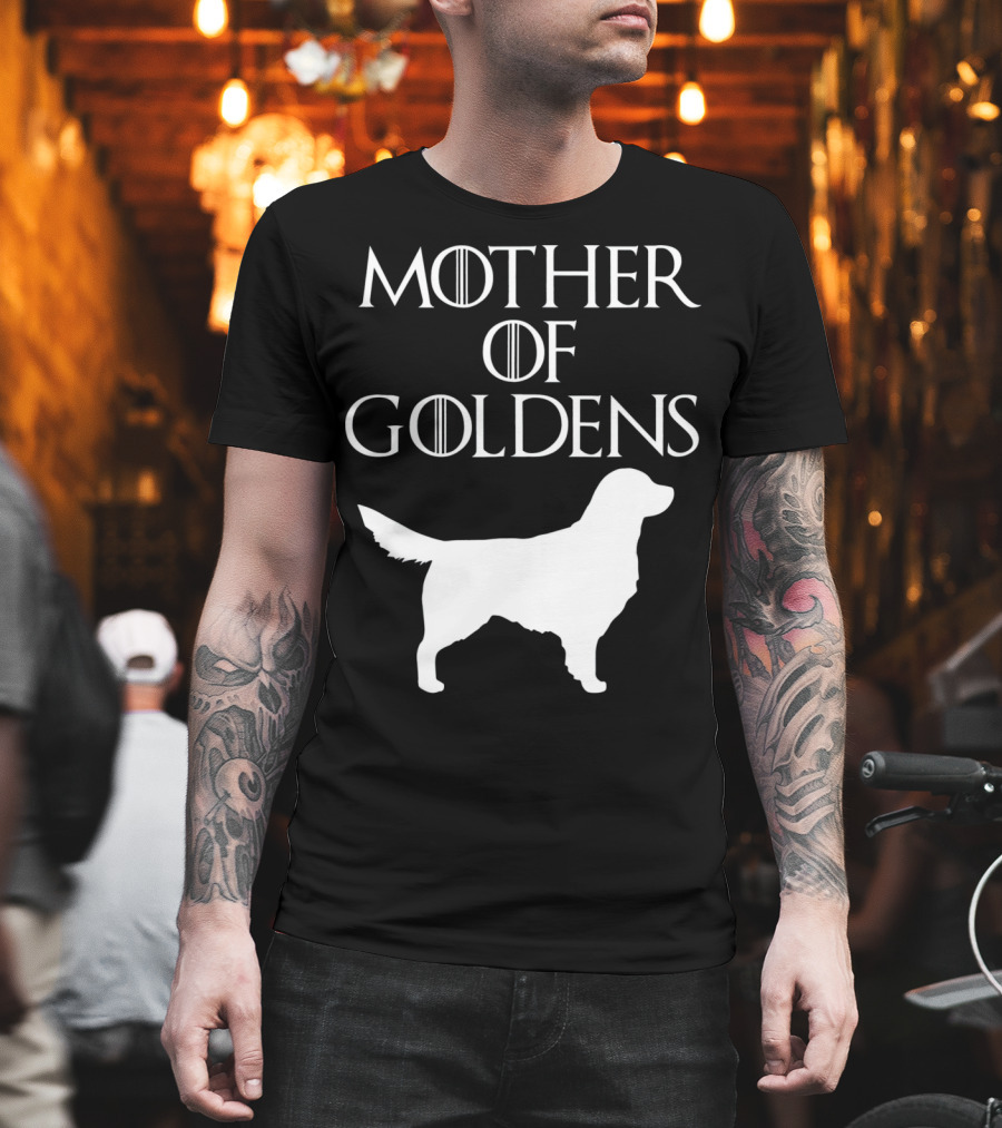 Mother of Goldens Cute and Unique White T-Shirt