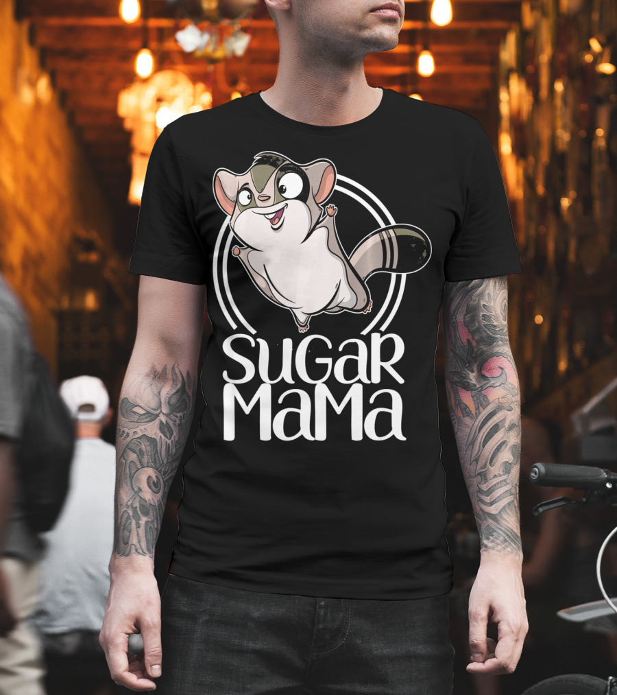 Sugar Mama Adorable Sugar Glider Character T-Shirt