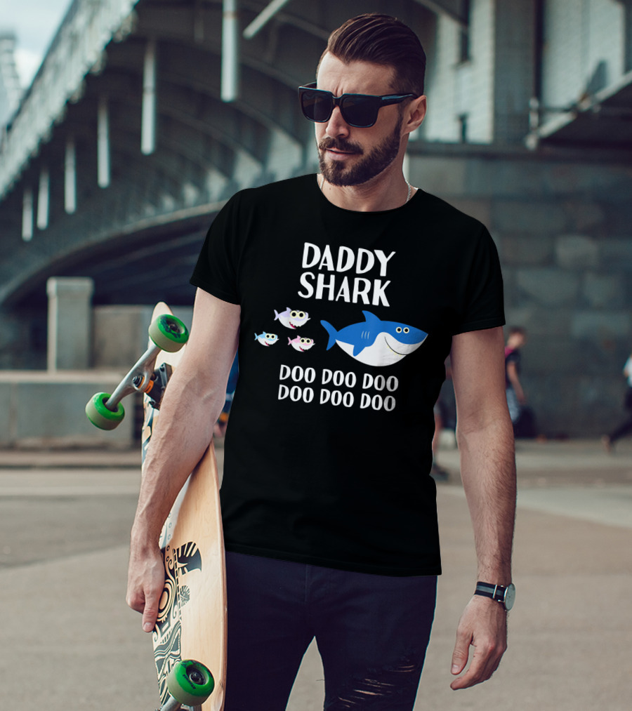 Daddy Shark Doo Doo Doo Doo Doo Doo Matching Family T-Shirt