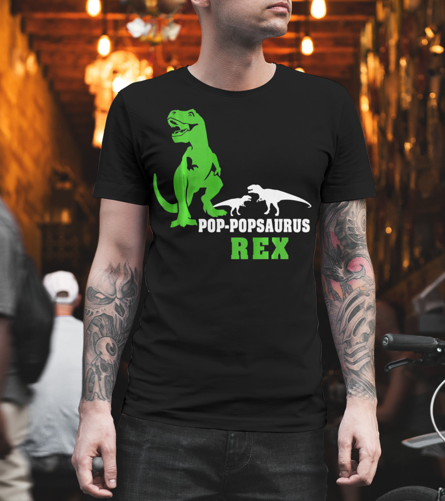 Pop-Popsaurus Rex Dinosaur T-Shirt