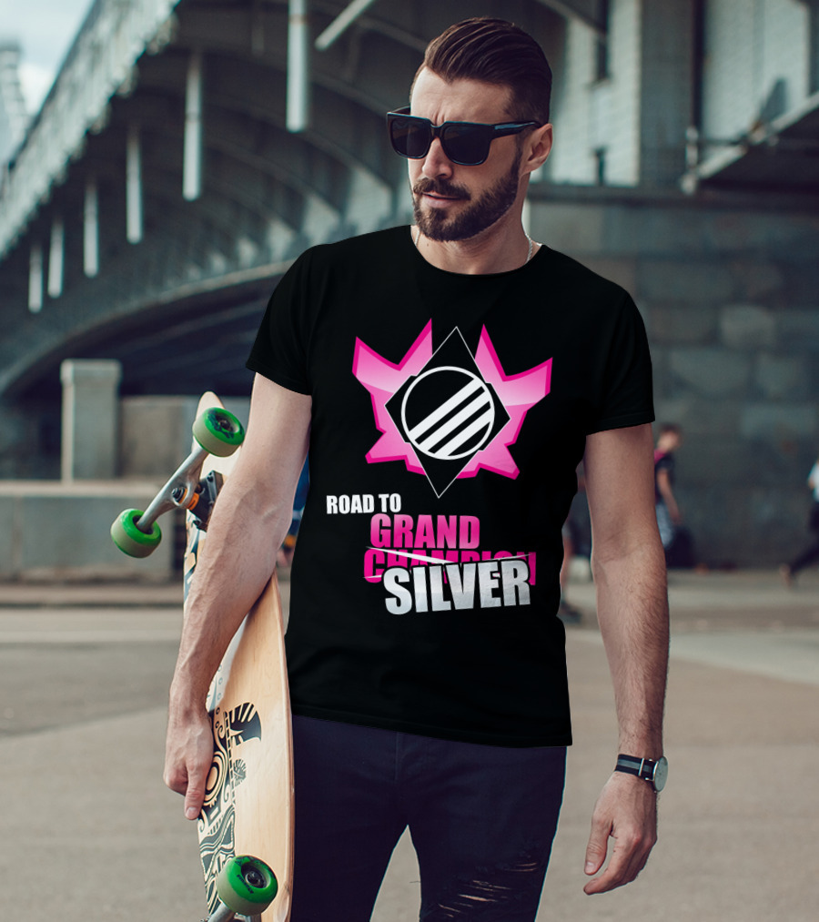 Road To Silver With Grand Champion Logo Rocket Ga T-Shirt
