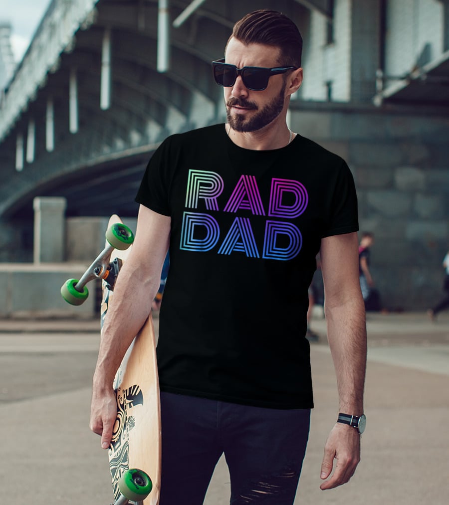 Rad Dad 1980s Mens T-Shirt