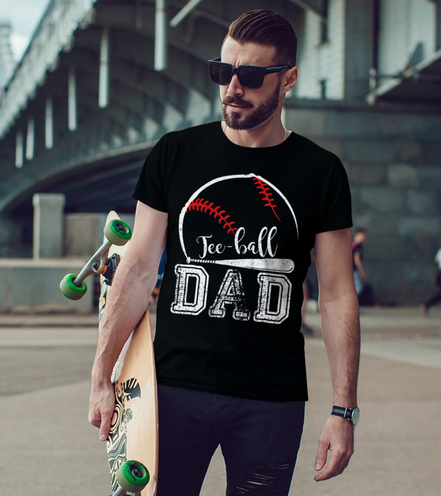 Tee-Ball Dad Mens Sport T-Shirt