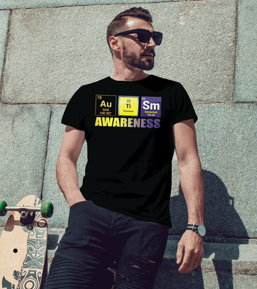 Au Ti Sm Awareness Elements T-Shirt