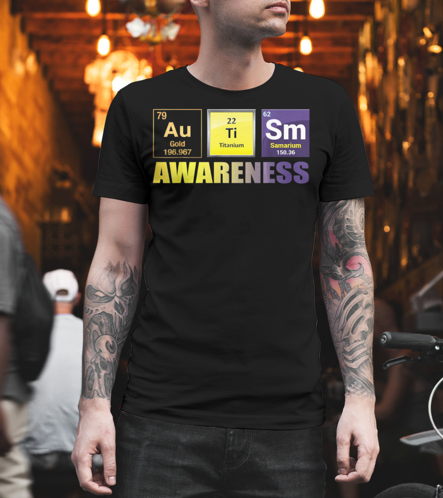 Au Ti Sm Awareness Elements T-Shirt