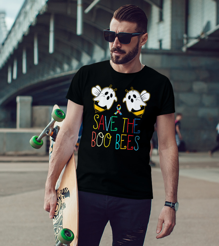 Save The Boo Bees Autism Cancer Awareness T-Shirt