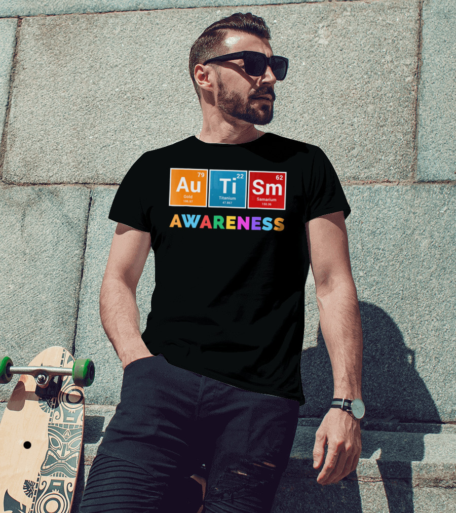 Au Ti Sm Awareness Gold Titanium Samarium T-Shirt