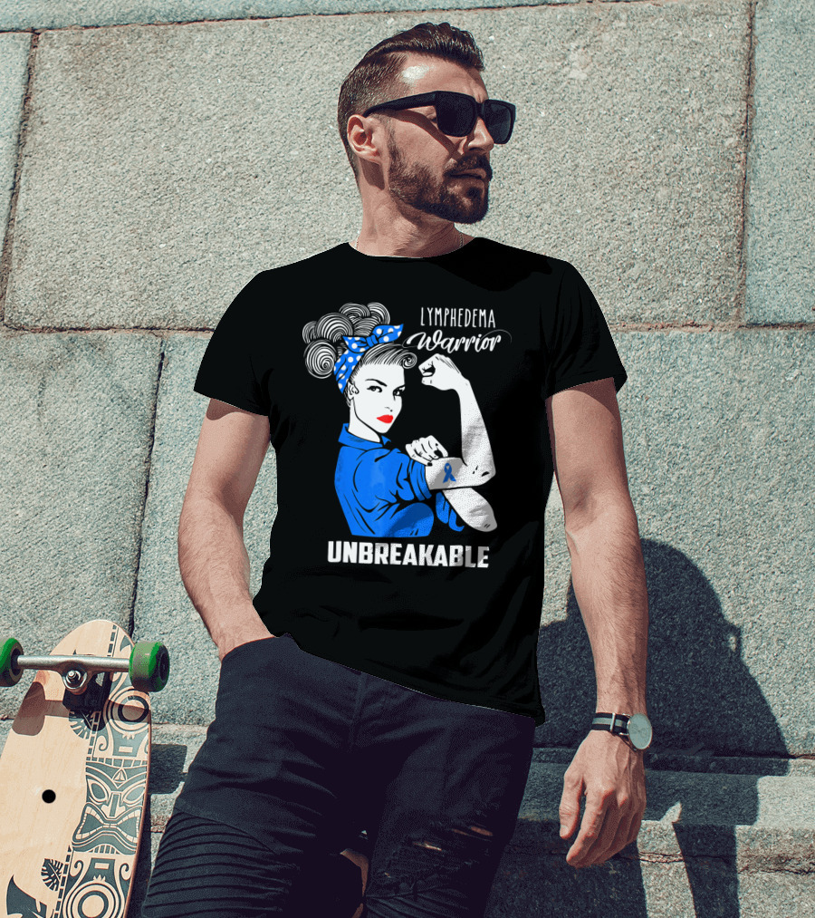 Lymphedema Awareness Warrior Unbreakable T-Shirt