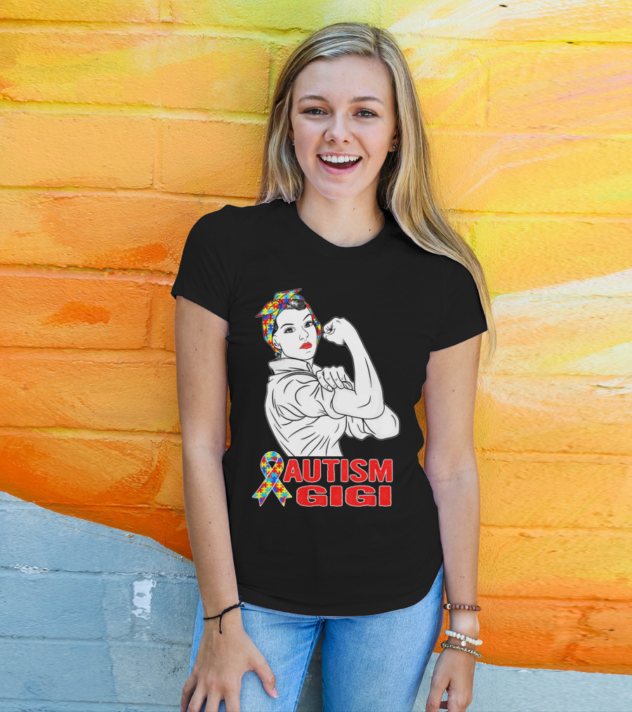Autism Gigi Unbreakable With Puzzle T-Shirt
