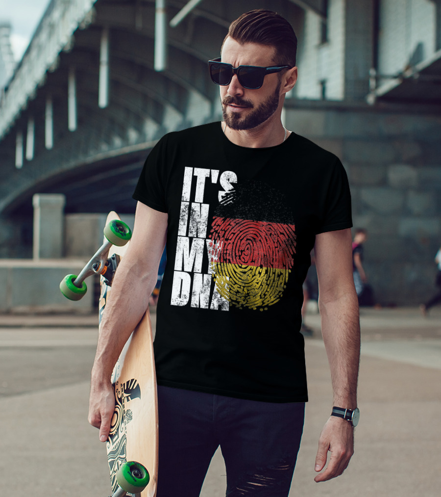 It's In My DNA German Flag Fingerprint Oktoberfest T-Shirt