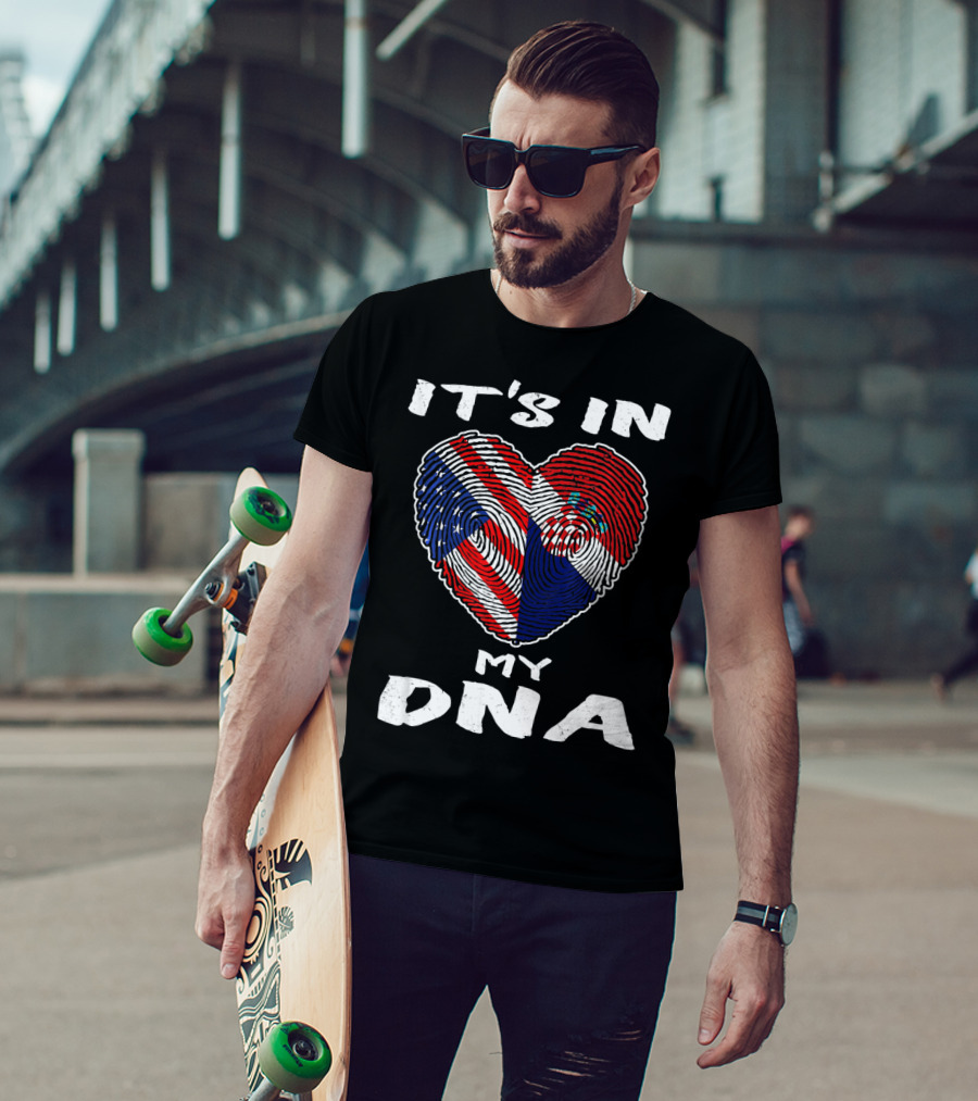 It's In My DNA Croatia Flag Heart Croatian Bira T-Shirt