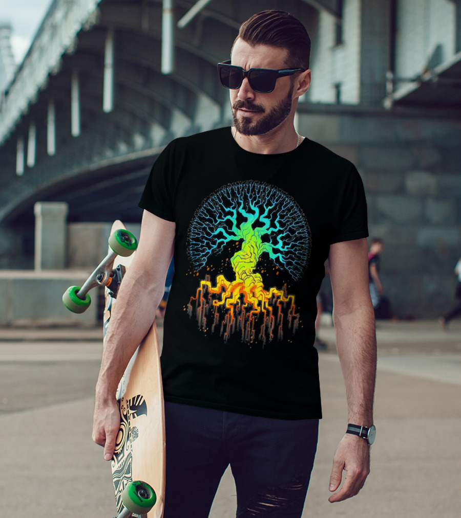 Tree Of Life Radiant Vibrant Roots And Branches T-Shirt