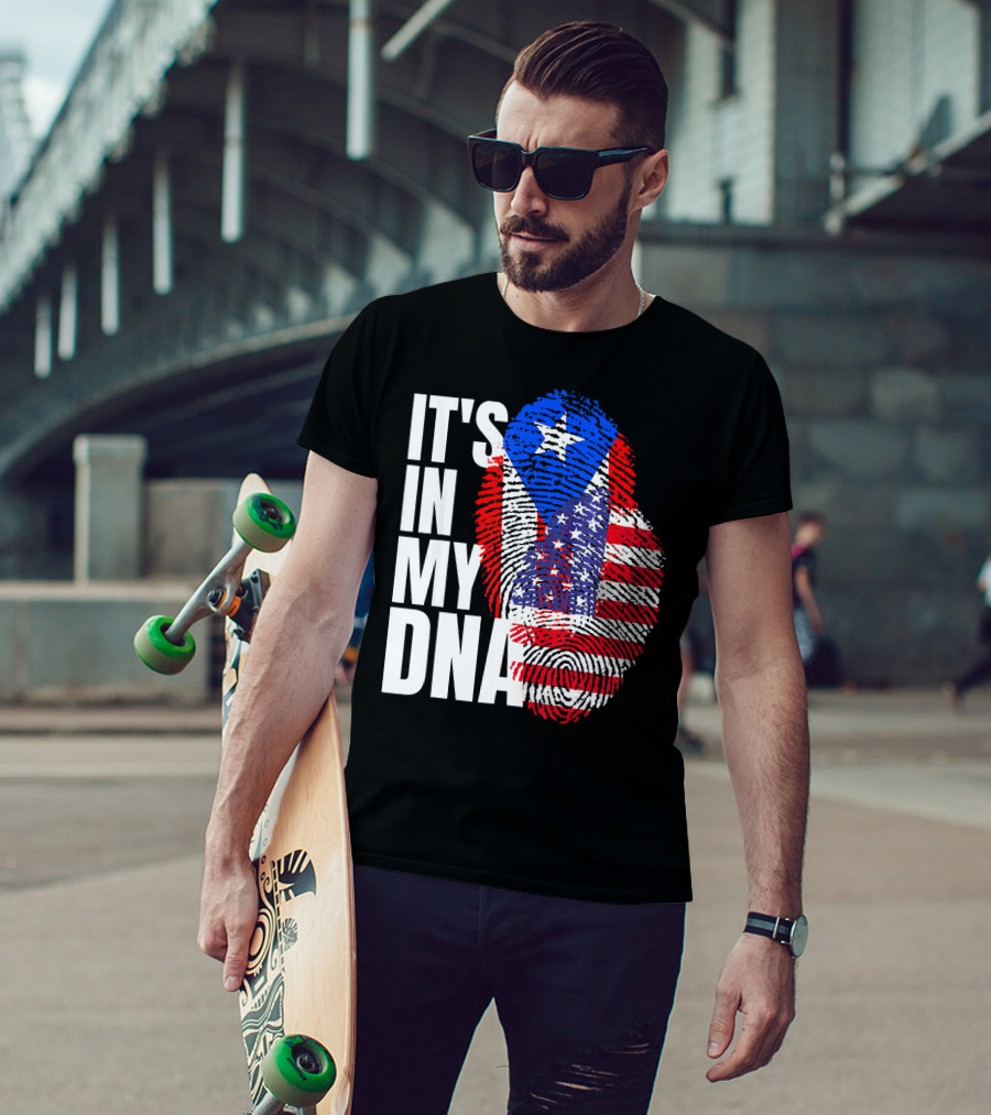 American Puerto Rican It's In My DNA T-Shirt