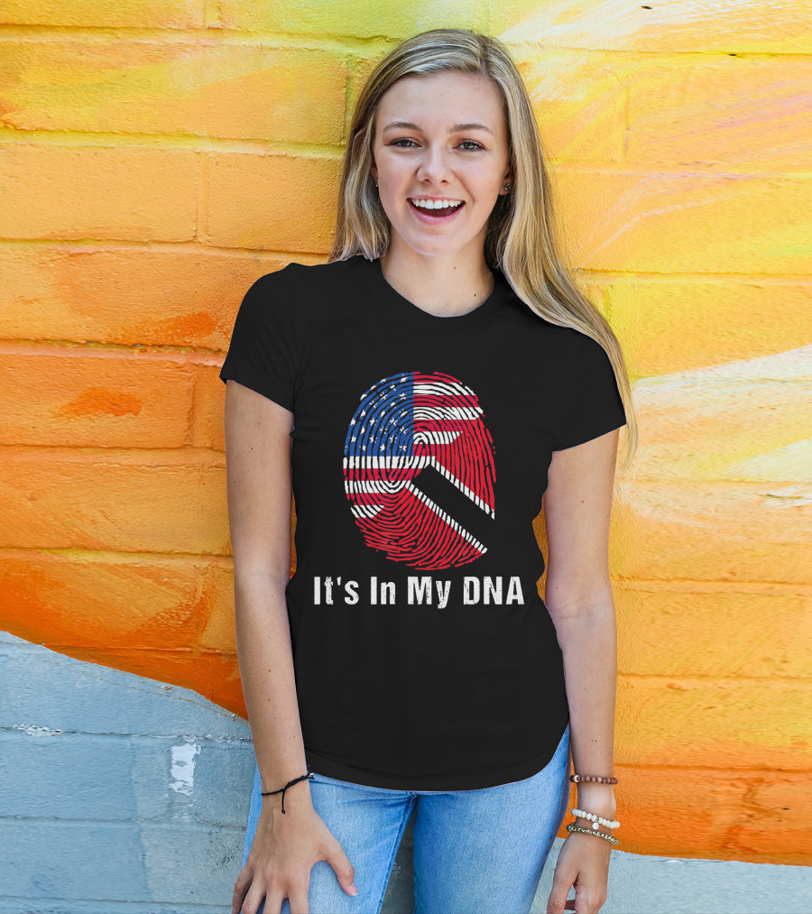 Trinidad And Tobago Flag USA Flag It's In My DNA T-Shirt