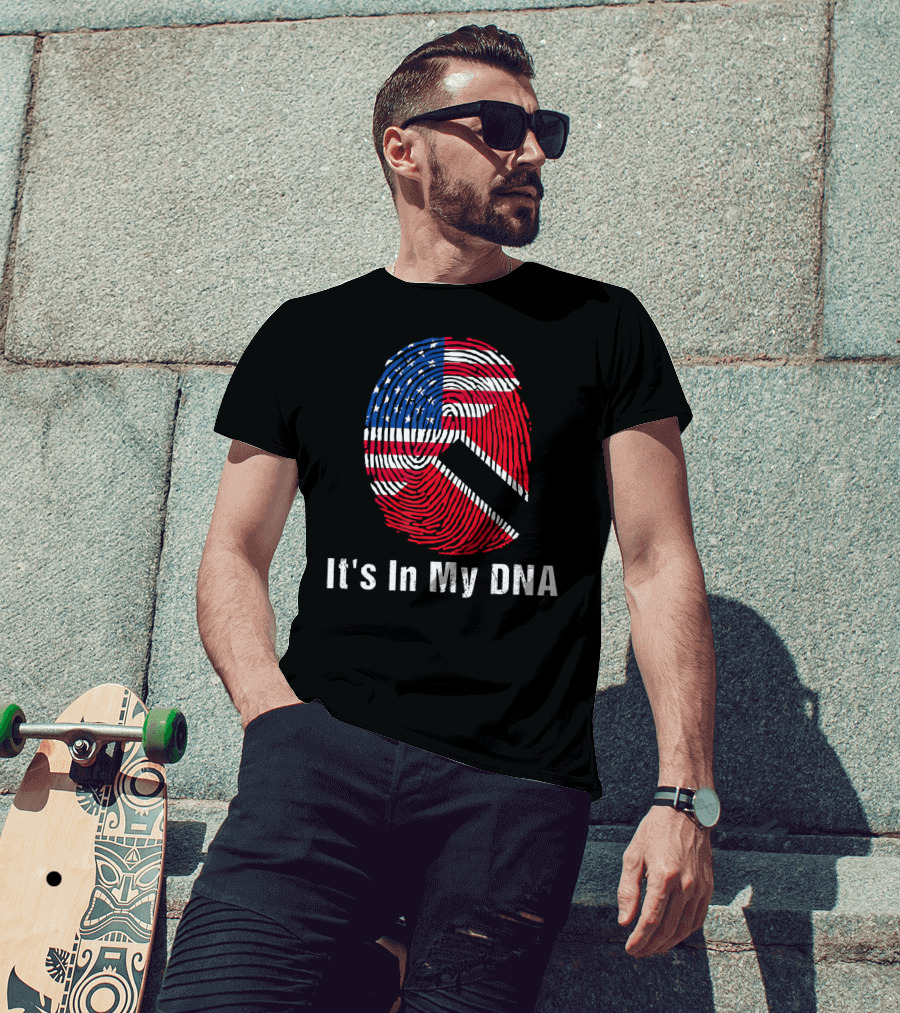 Trinidad And Tobago Flag USA Flag It's In My DNA T-Shirt