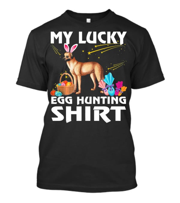 My Lucky Egg Hunting Shirt Anatolian Shepherd Dog Bunny T-Shirt