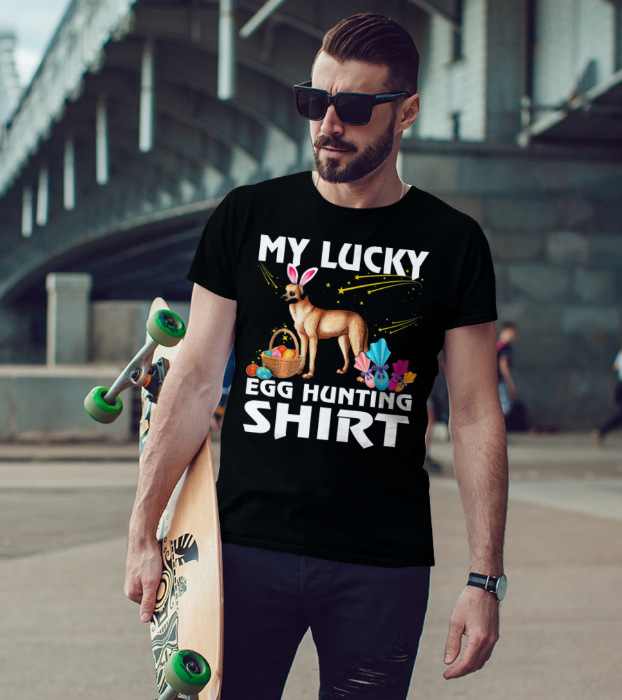 My Lucky Egg Hunting Shirt Anatolian Shepherd Dog Bunny T-Shirt