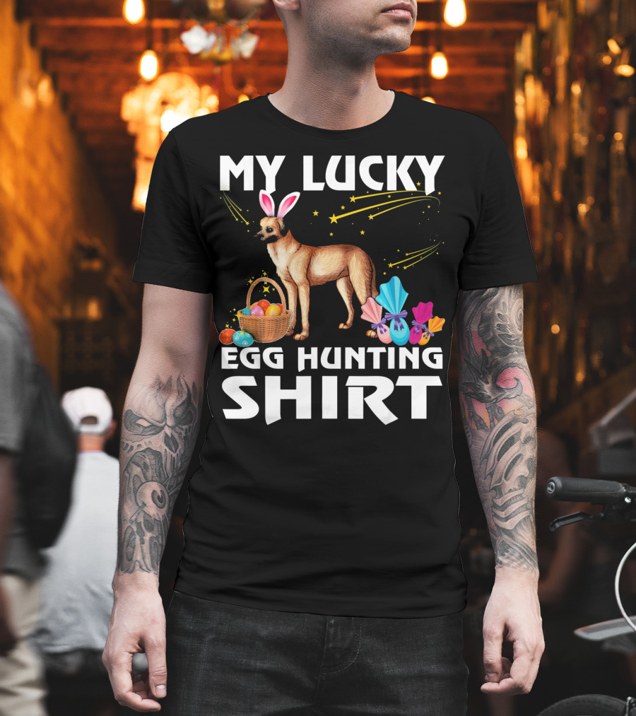 My Lucky Egg Hunting Shirt Anatolian Shepherd Dog Bunny T-Shirt