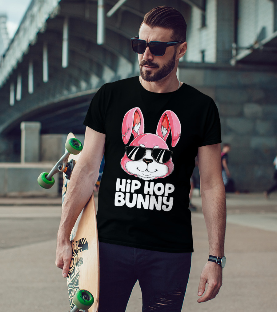 Easter Hip Hop Bunny In Sunglasses T-Shirt