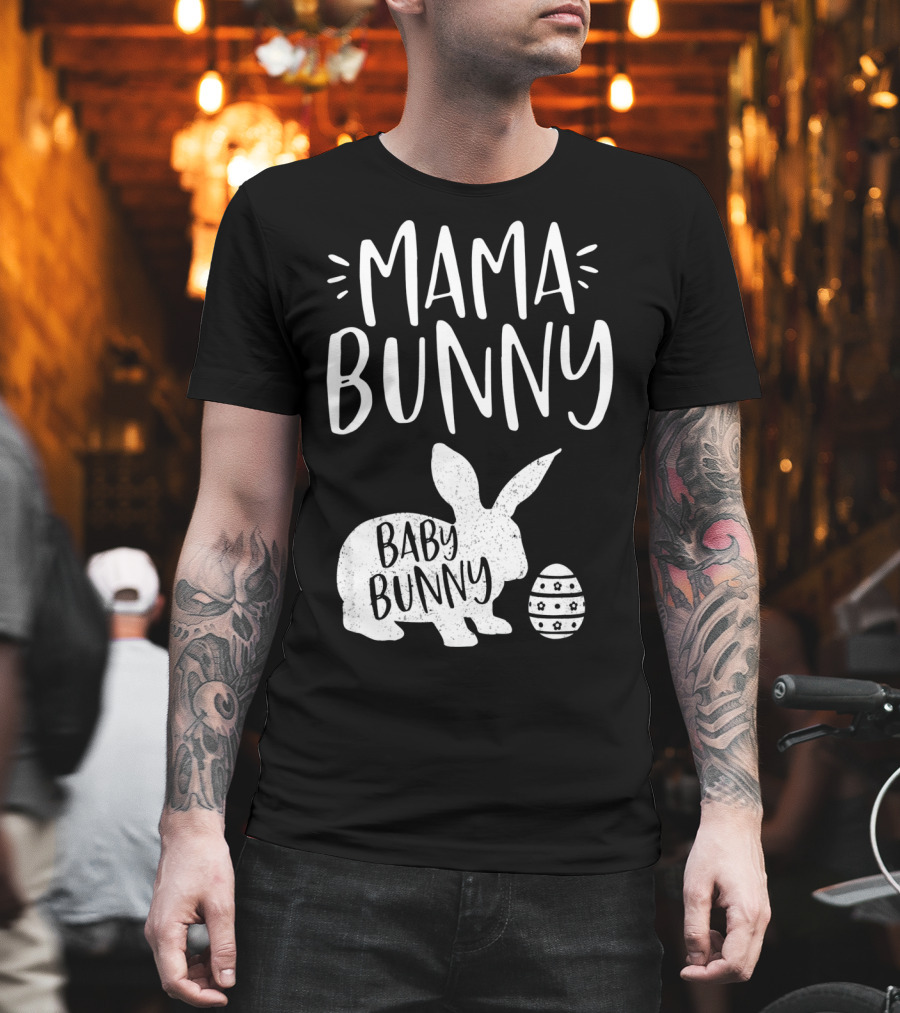 Mama Bunny Baby Bunny Cute Easter T-Shirt