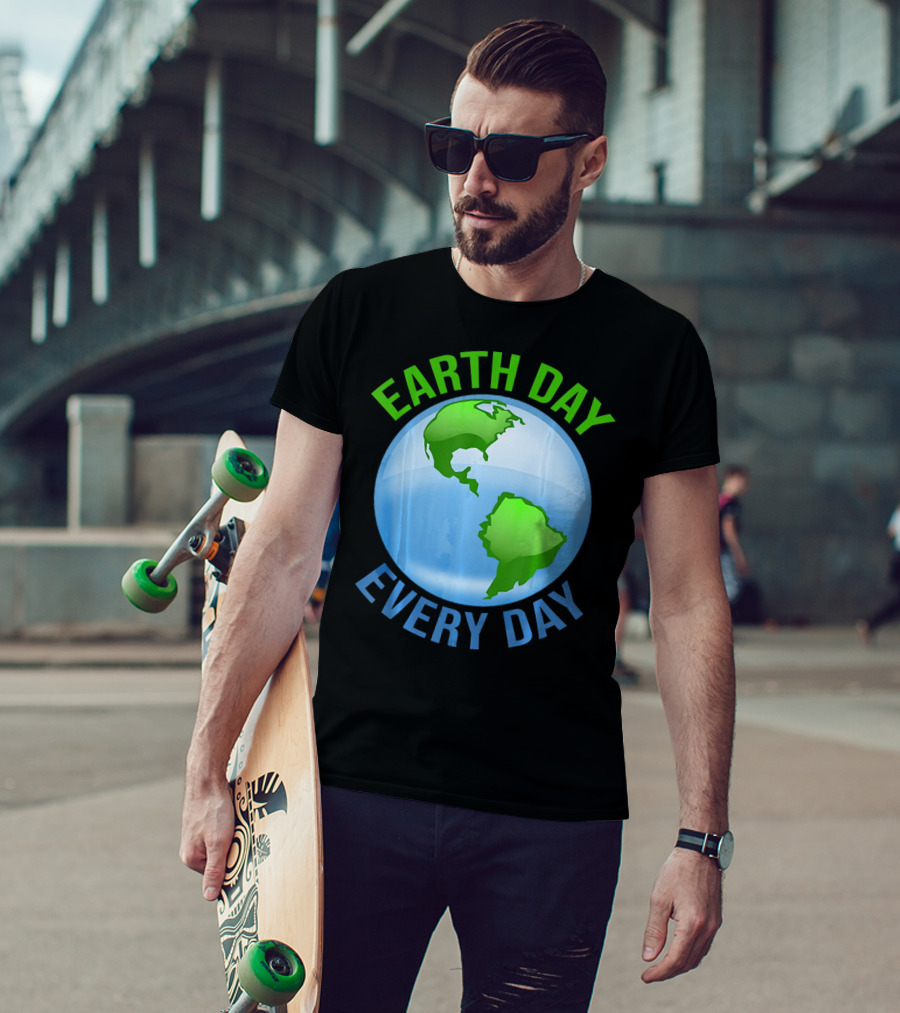 Earth Day Every Day Globe T-Shirt
