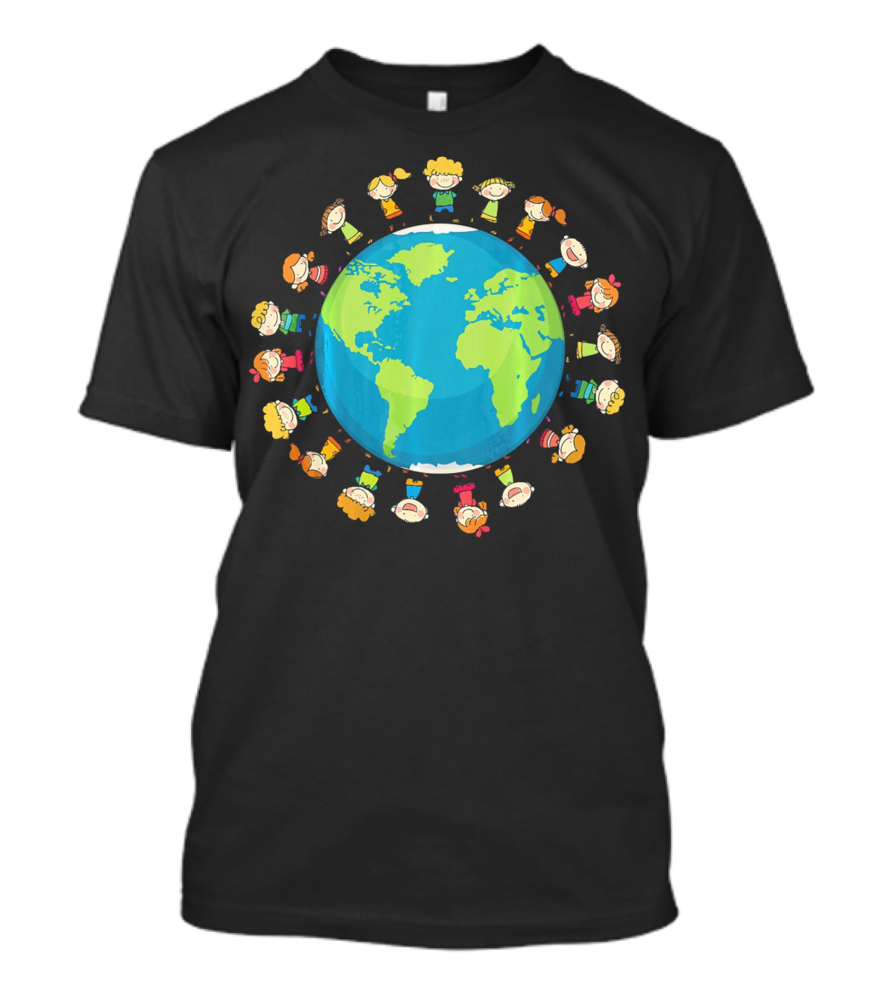 Kids Around The World Global Unity Climate Awareness T-Shirt