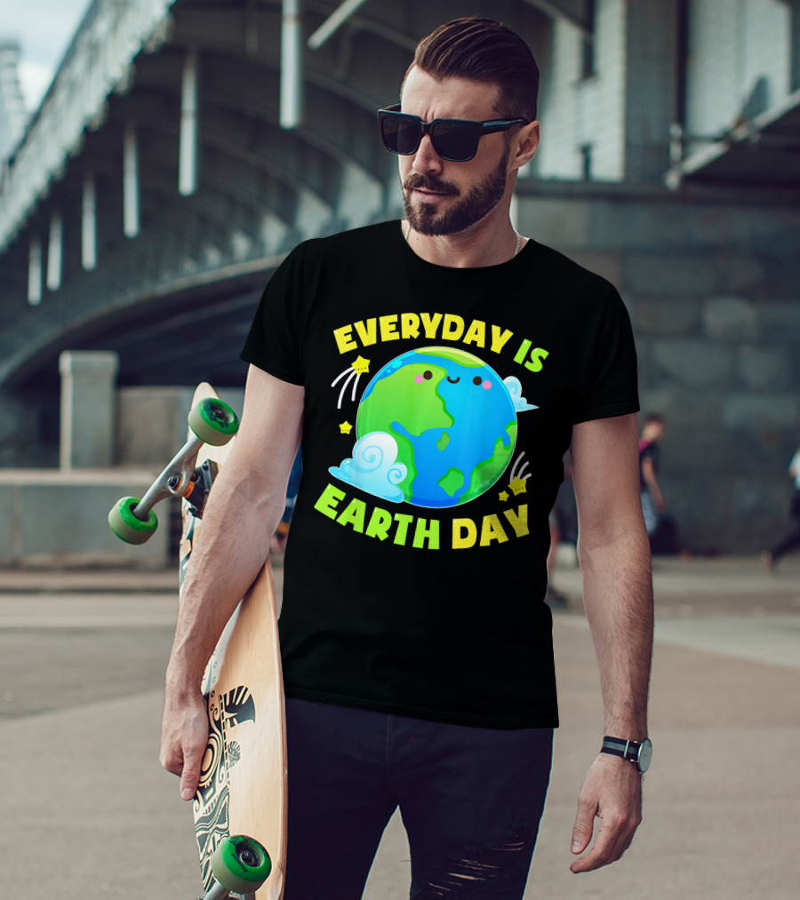 Everyday Is Earth Day Cute Love T-Shirt