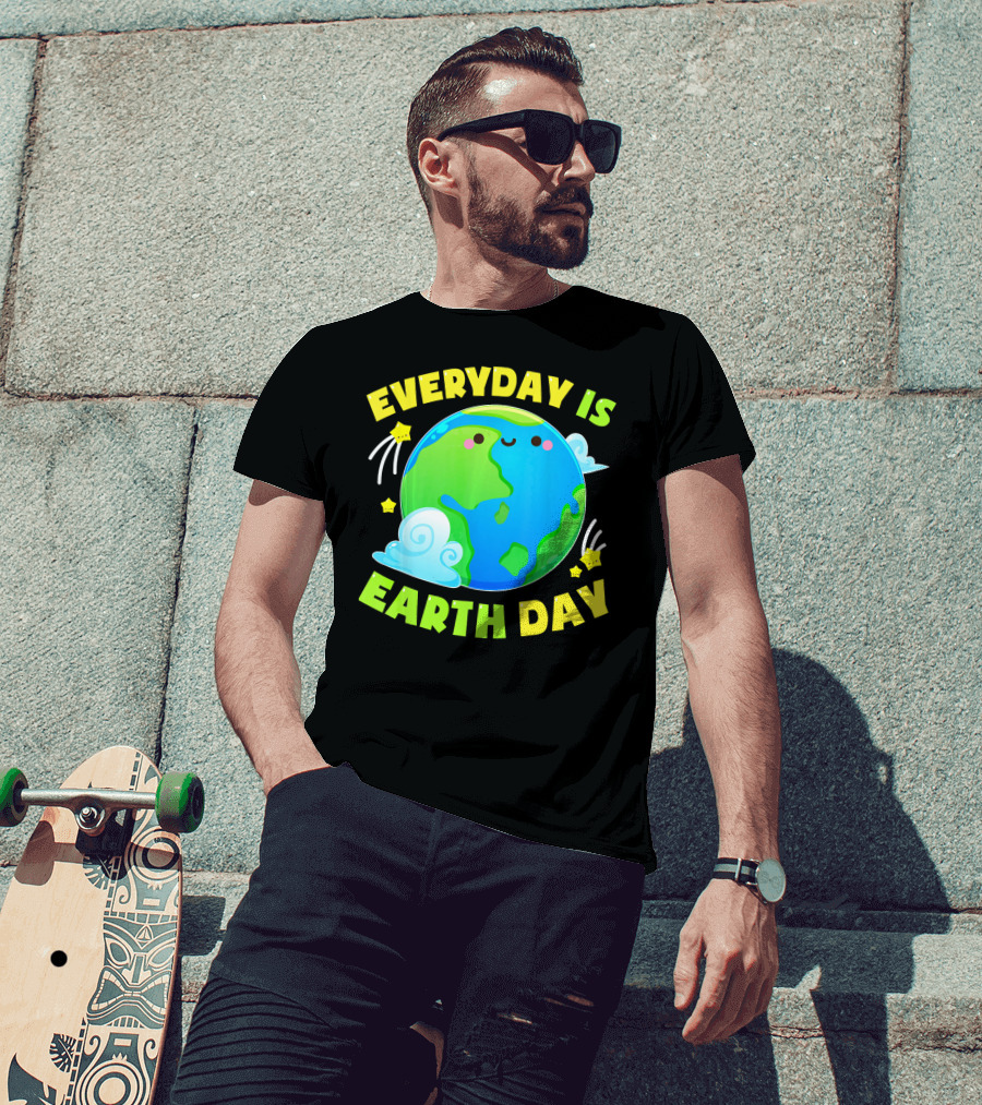 Everyday Is Earth Day Cute Love T-Shirt