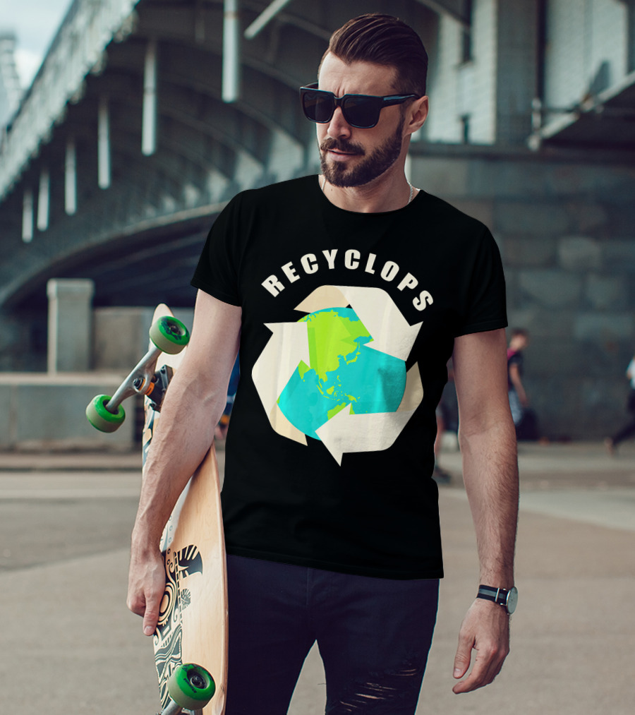 Recyclops Earth Day Recycling T-Shirt