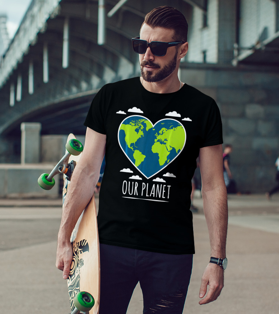 Earth Day Our Planet Love Climat T-Shirt