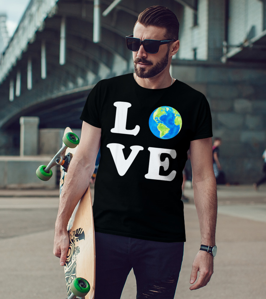 LOVE Earth Day Kids Women Men Environ T-Shirt
