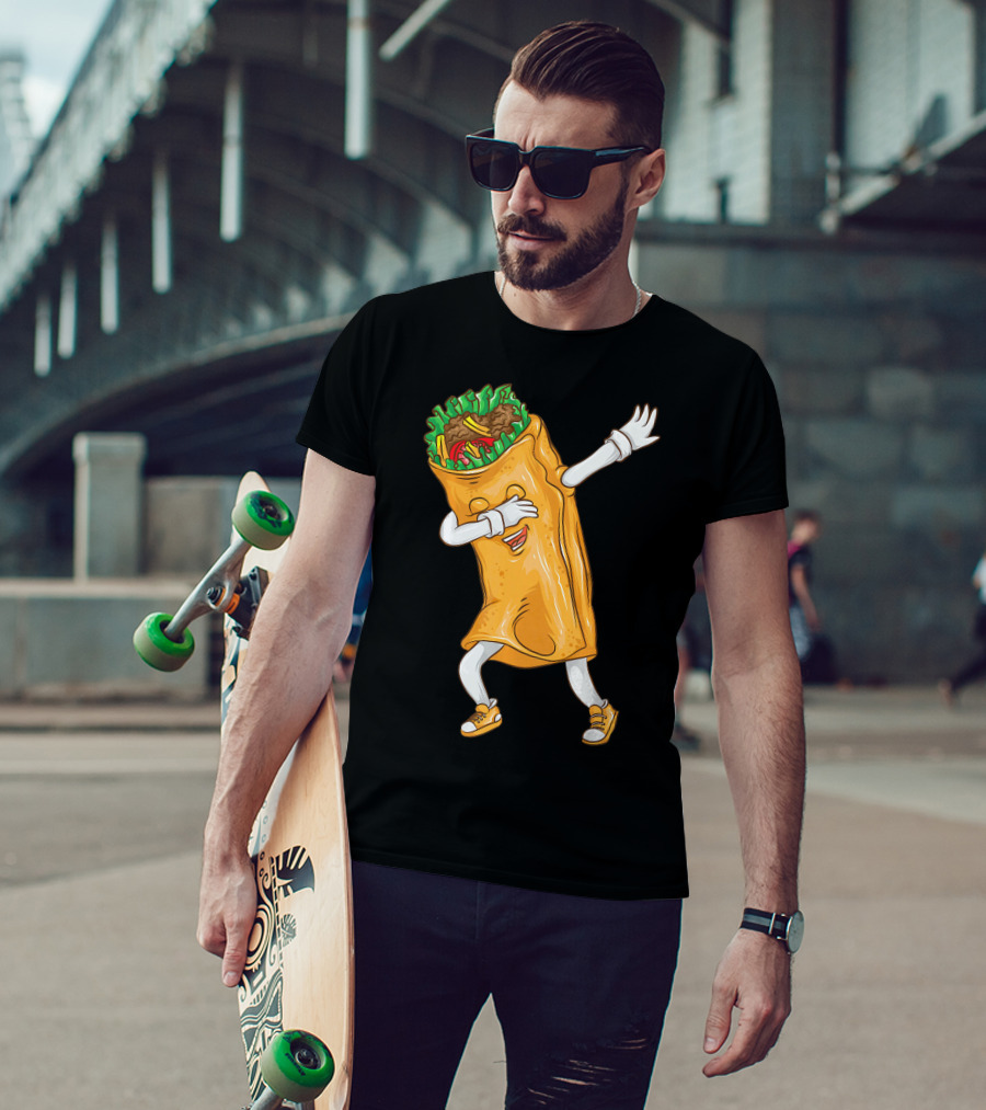 Cinco De Mayo Dabbing Burrito Cool Taco Party T-Shirt