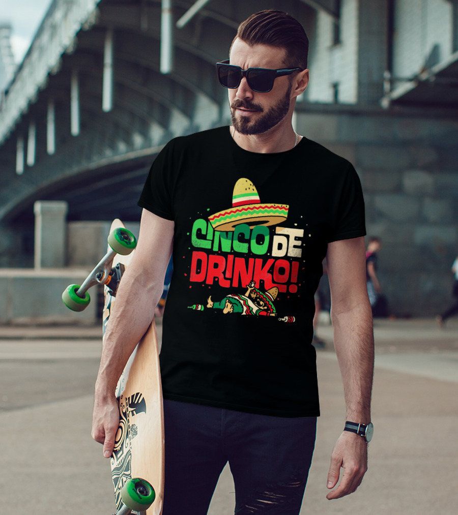 Cinco De Drinko Sombrero Fiesta T-Shirt