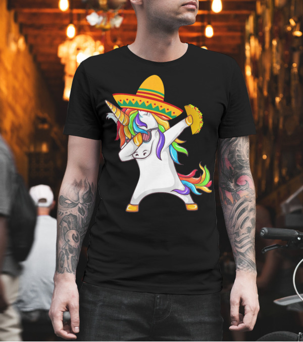 Unicorn Taco Sombrero Dab Funny Alpaca Mexican Cinco de Mayo T-Shirt Unicorn Taco Sombrero Dab Funny Alpaca Mexican Cinco de Mayo T-Shirt