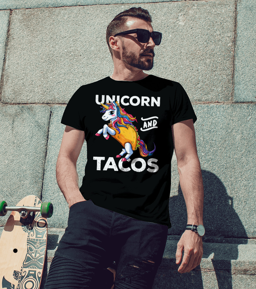 Unicorn And Tacos Cinco De Mayo Celebration Parade T-Shirt