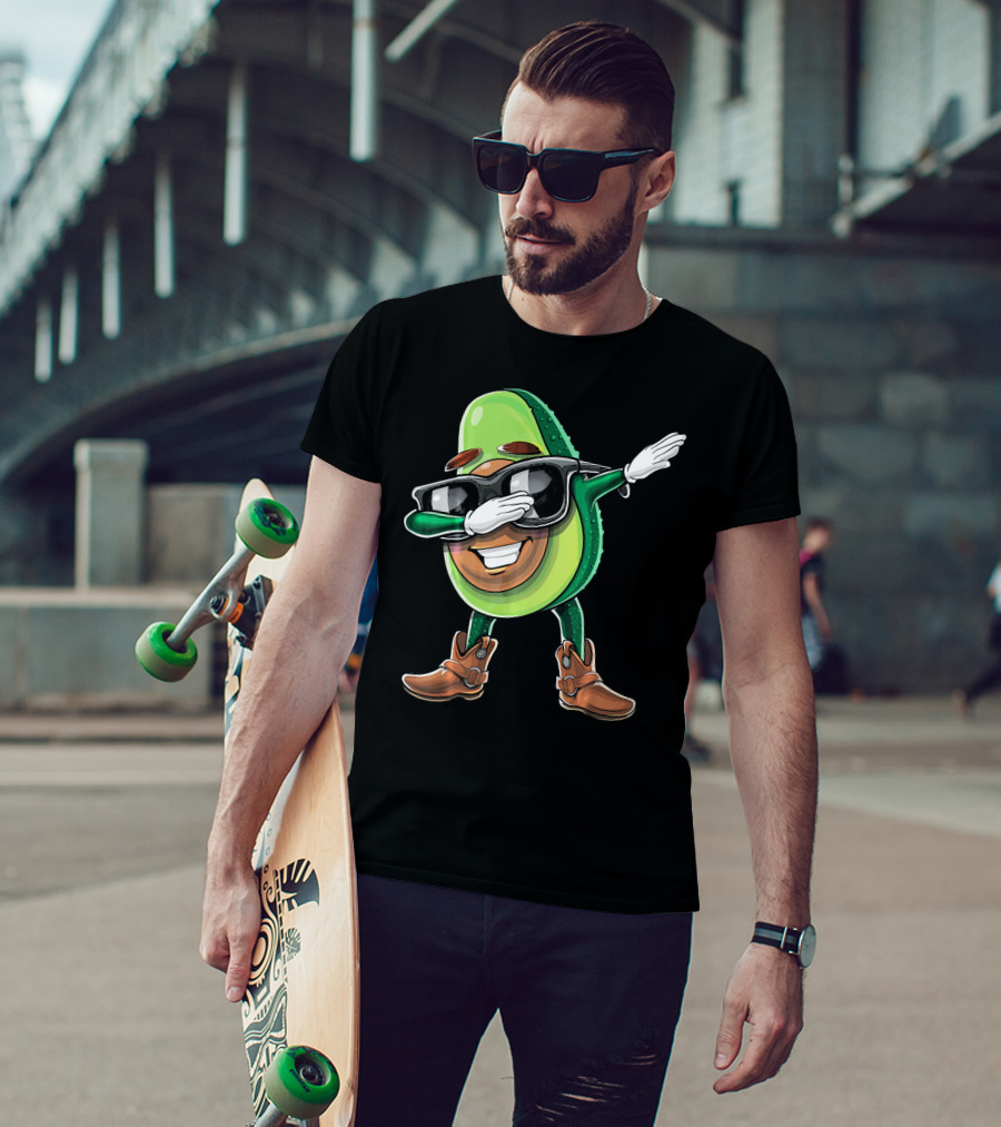 Cinco De Mayo Dabbing Avocado Fiesta Fun T-Shirt