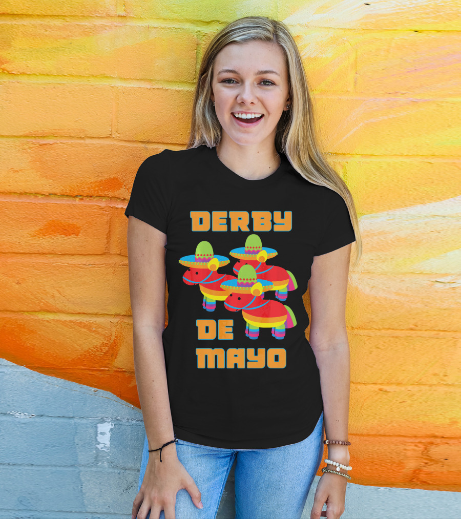 Derby De Mayo Sombrero Pinata Party T-Shirt