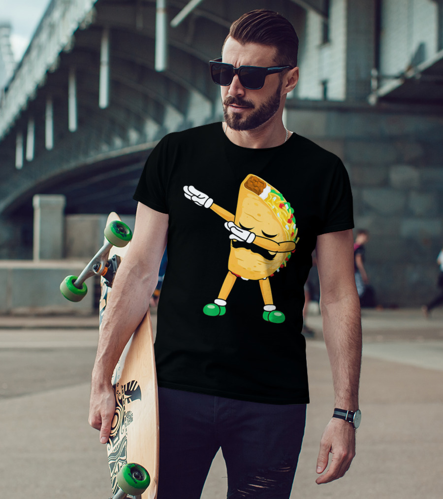 Dabbing Taco Mexican Cinco De Mayo Dab T-Shirt