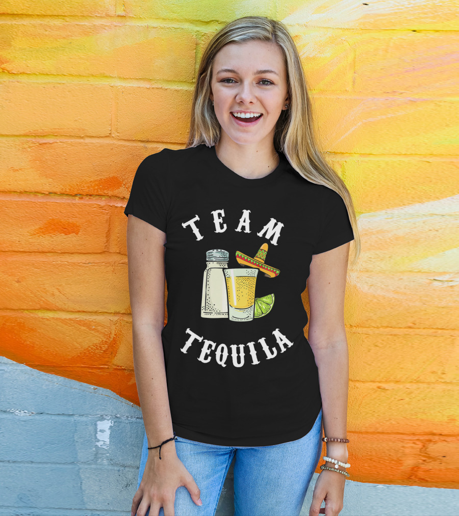 Team Tequila Salt Lime Sombrero Cinco Amigos T-Shirt