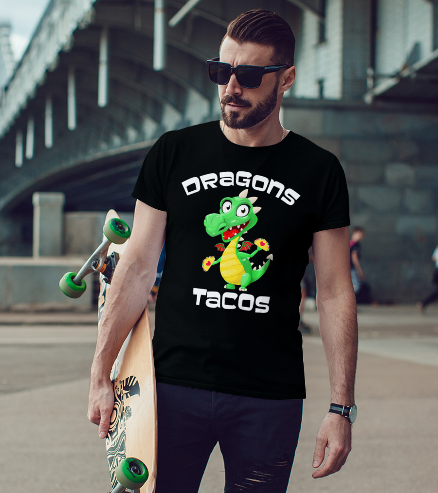 Dragons Tacos Cinco De Mayo T-Shirt