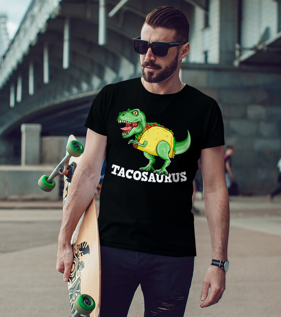 Tacosaurus Mexican Dinosaur Taco Saurus T-Shirt