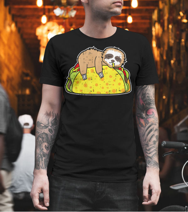 Funny Sloth Taco Cinco De Mayo Tuesday T-Shirt Funny Sloth Taco Cinco De Mayo Tuesday T-Shirt