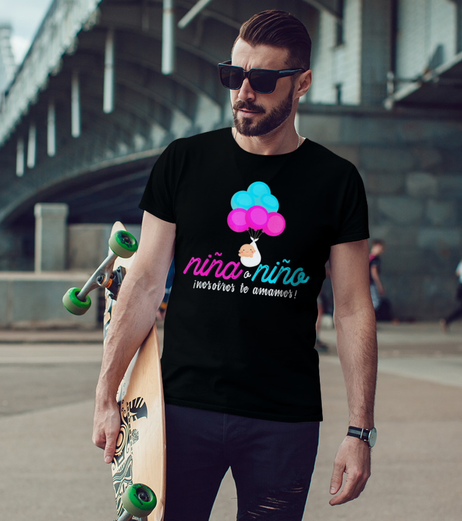 Niña O Niño Nosotros Te Amamos Playera Latino Revelación T-Shirt
