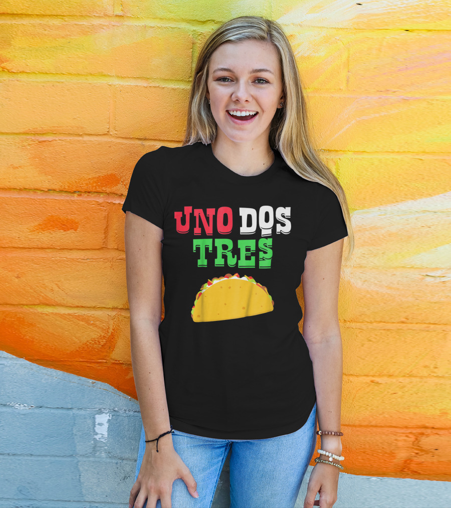 Uno Dos Tres Taco Kids Funny T-Shirt