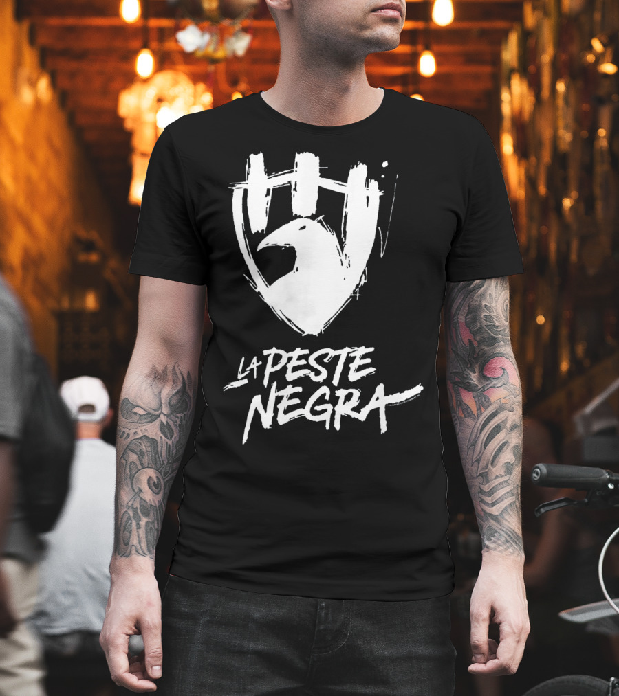 Club De Cuervos La Peste Negra Logo Shield T-Shirt