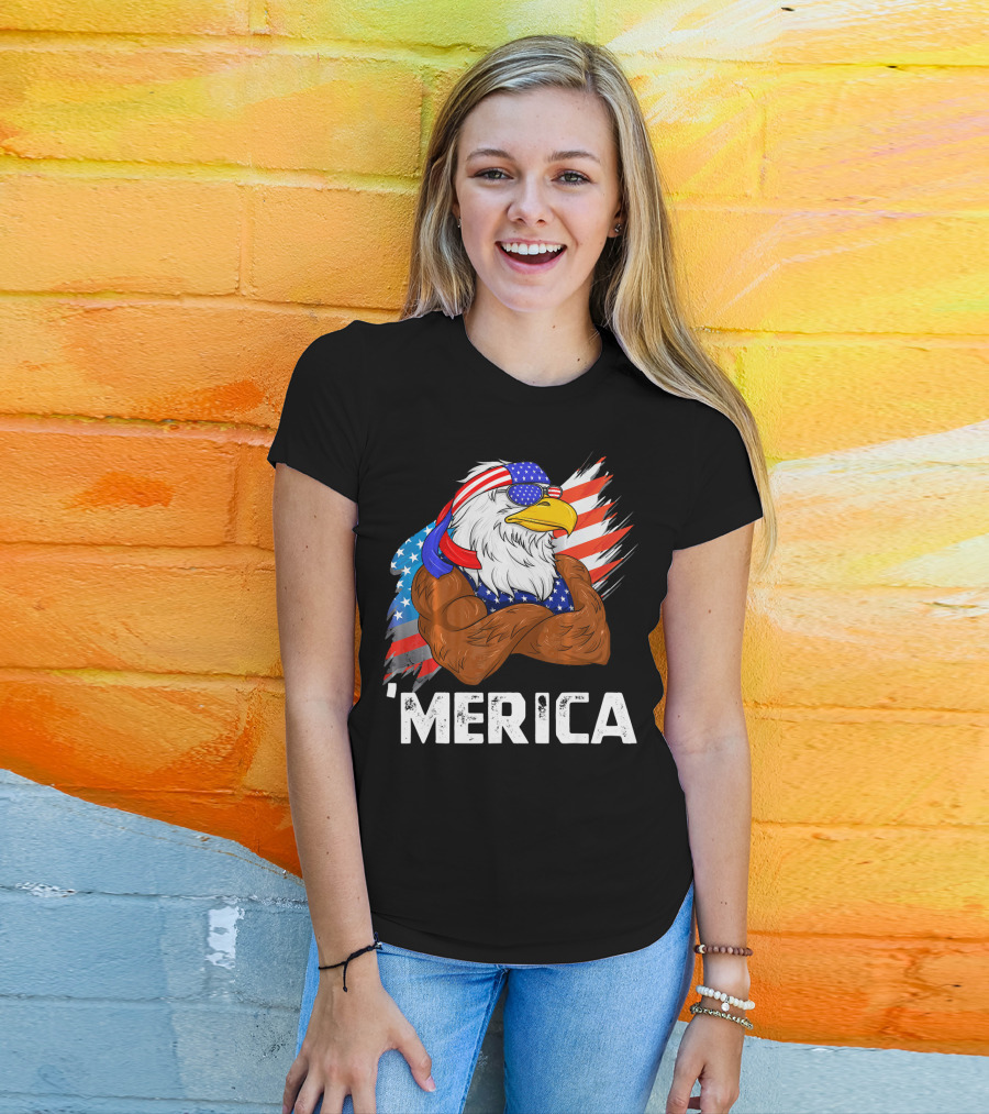 'Merica USA Eagle Freedom American Patriot T-Shirt